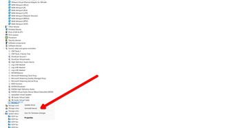 Uninstalling hidden device drivers using the Device Manager.