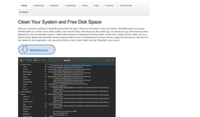 Getting the BleachBit package from the website.