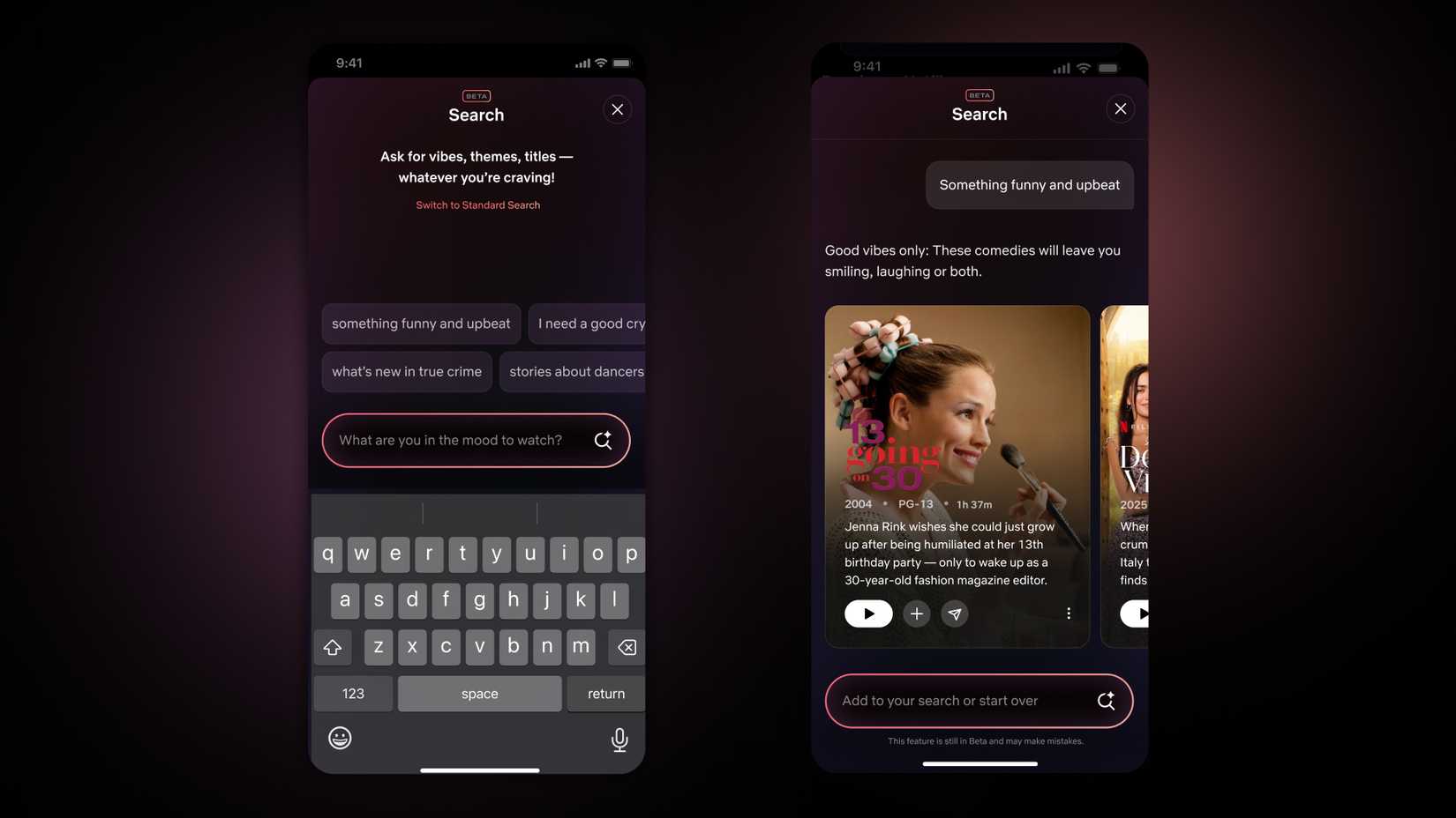 Netflix generative AI search.