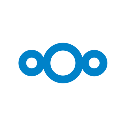 Nextcloud logo on white background
