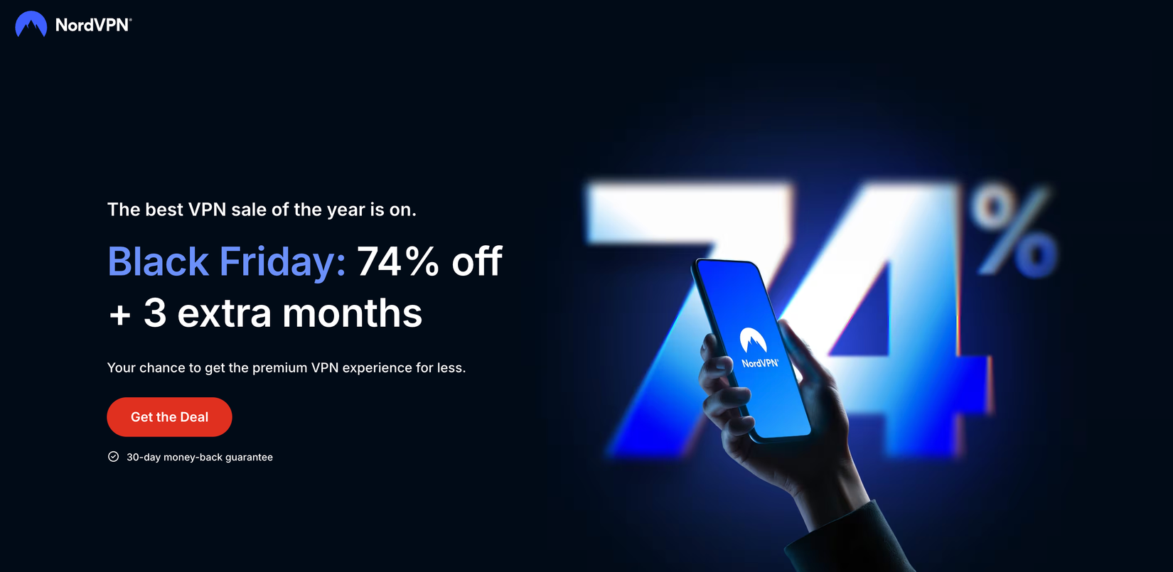 Promoção de sexta-feira negra NordVPN.