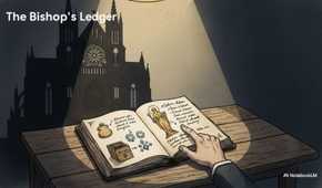NotebookLM's video maker with a Bishop's Ledger