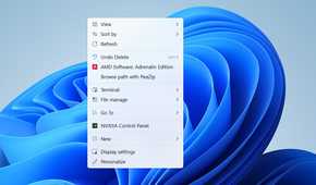 Paste option missing in Context menu