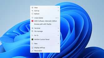 Paste option missing in Context menu