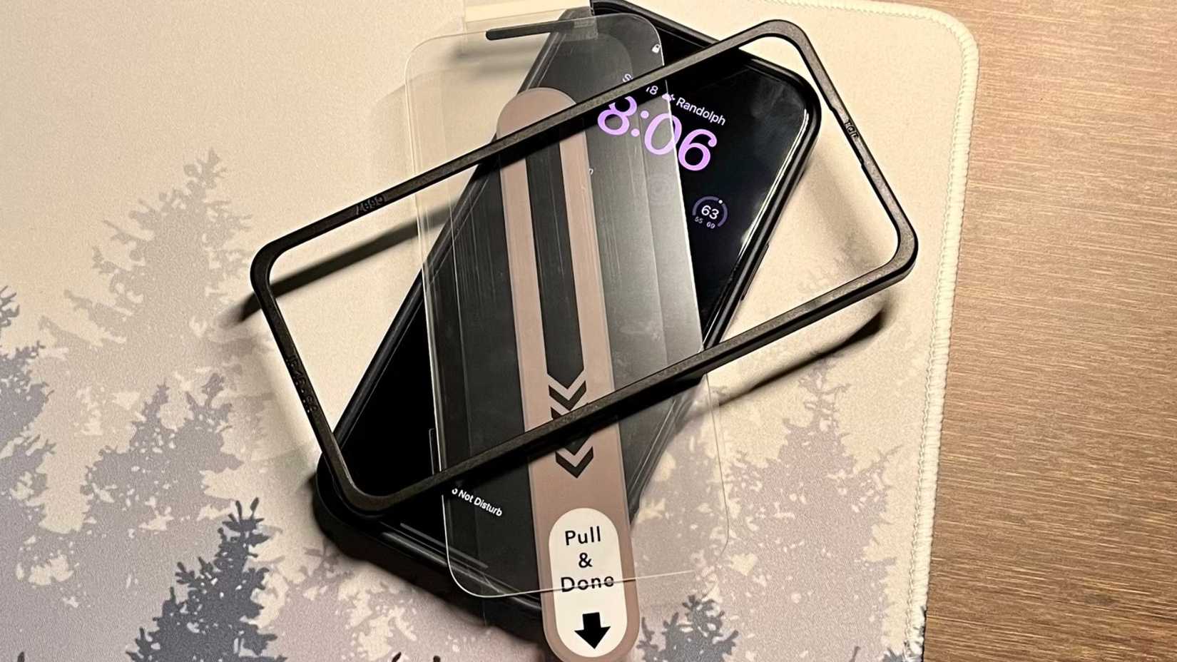 screen protection kit on a table