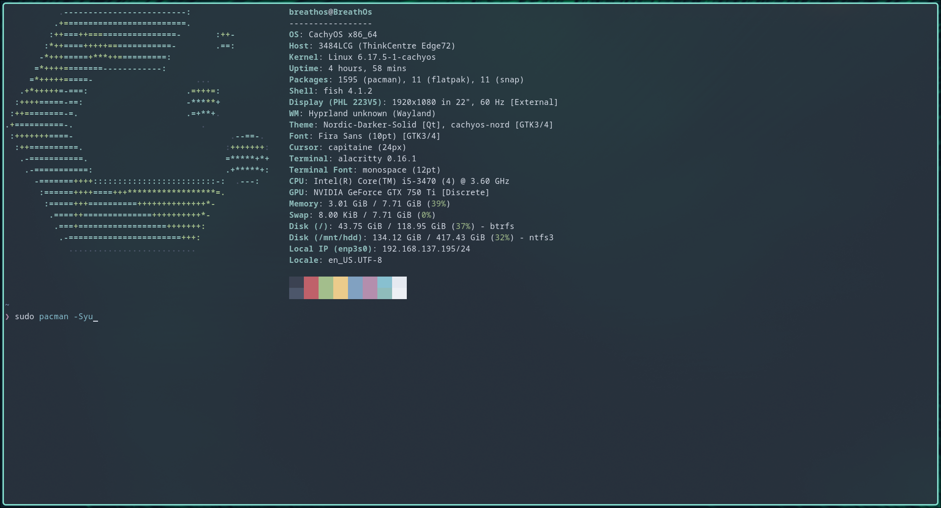 Upgrading Linux using the terminal.