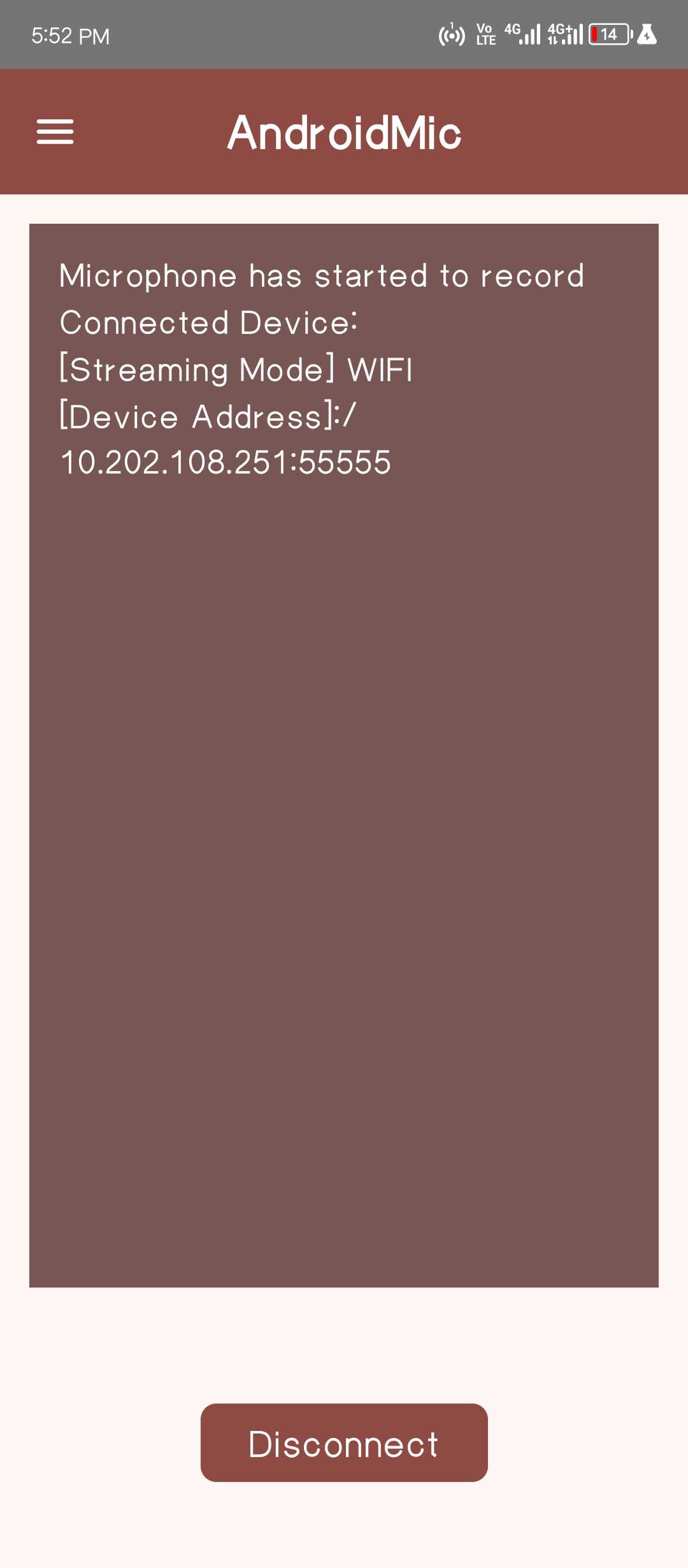 Successfuly connected the phone mic to the PC.