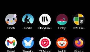 A Pixel phone with a solid black background.