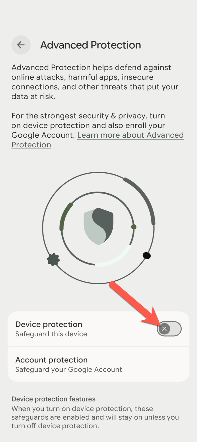 Android Advanced Protection Settings Why you should enable