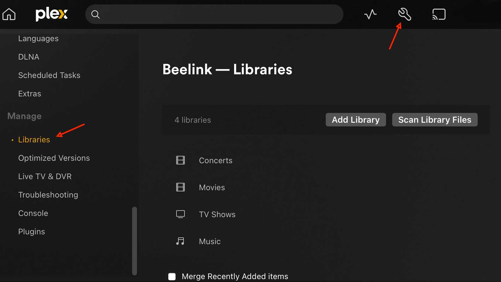How to add your personal movie and TV libraries to the Plex home screen