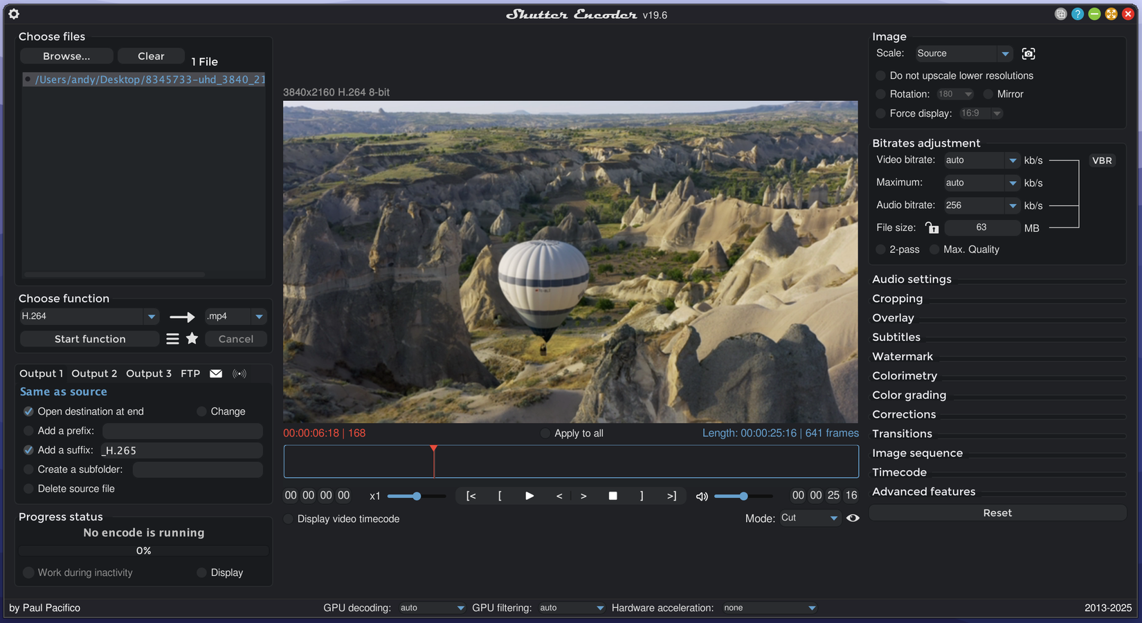 Codificador de obturador.