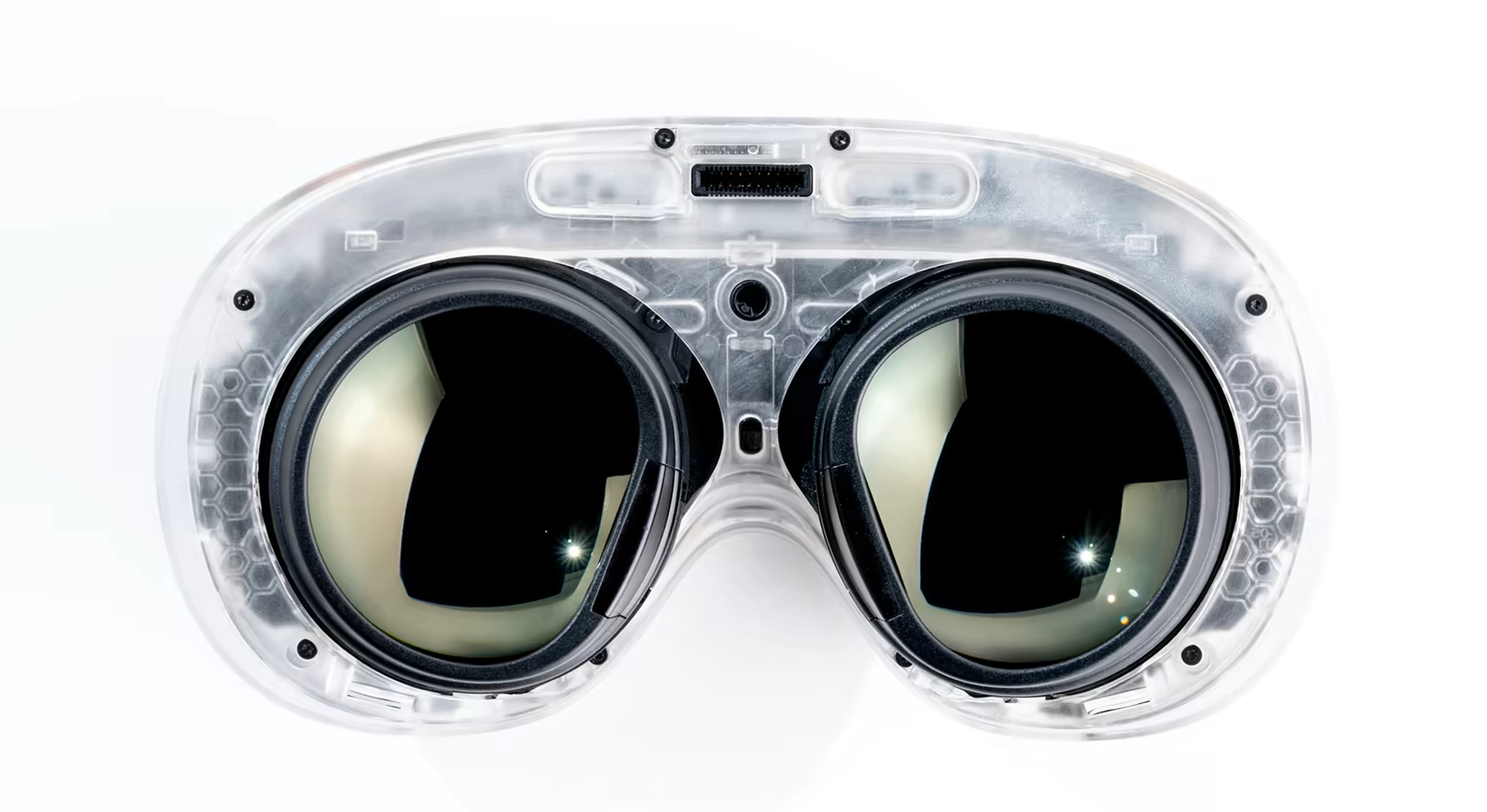 The pancake lenses on the Steam Frame.