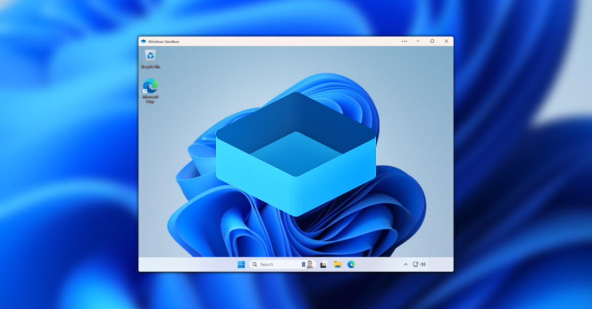 Windowsデスクトップ unknown the-windows-sandbox-logo-on-a-