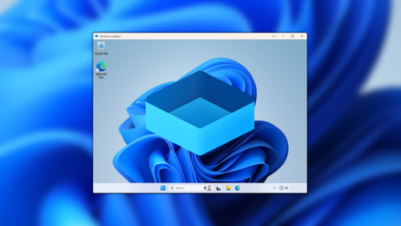 Windows Sandbox logo in Windows Sandbox.
