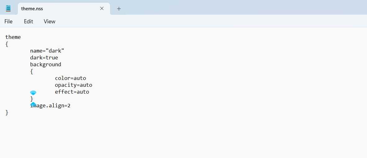 Theme file of Nileshoft Shell.