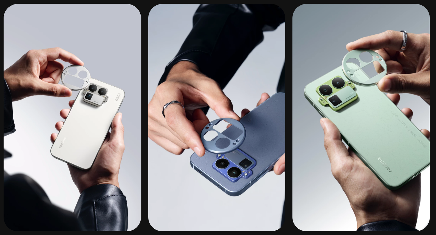 The removable camera module on the Realme GT 8 Pro.