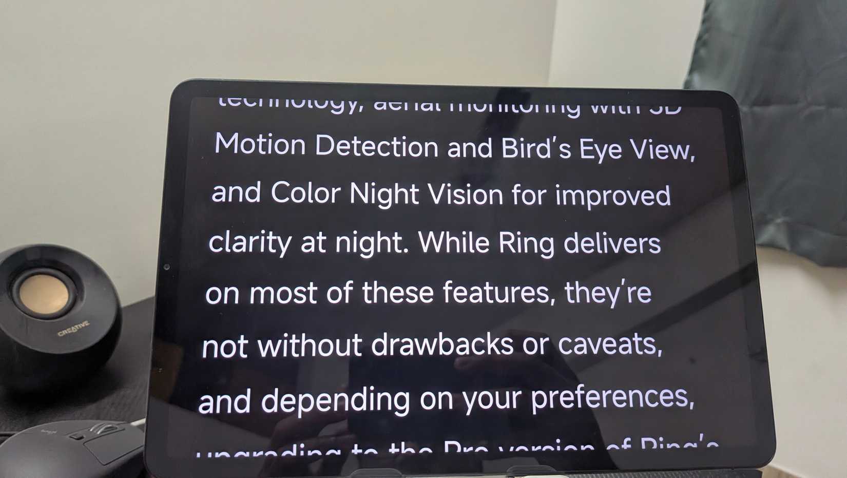 Use the Mi Pad 5 as a teleprompter.