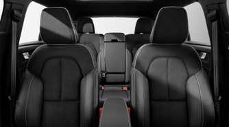 Shot of the seats in a 2018 Volvo XC40