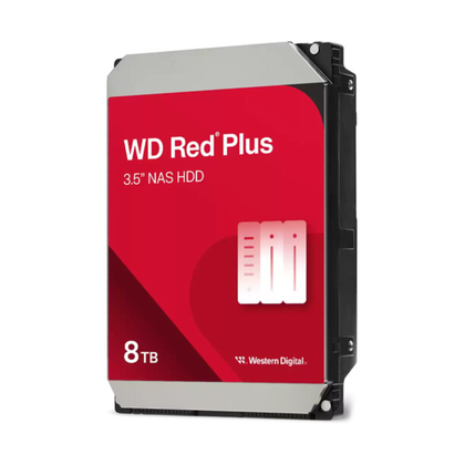 8TB WD Red Plus NAS hard drive.