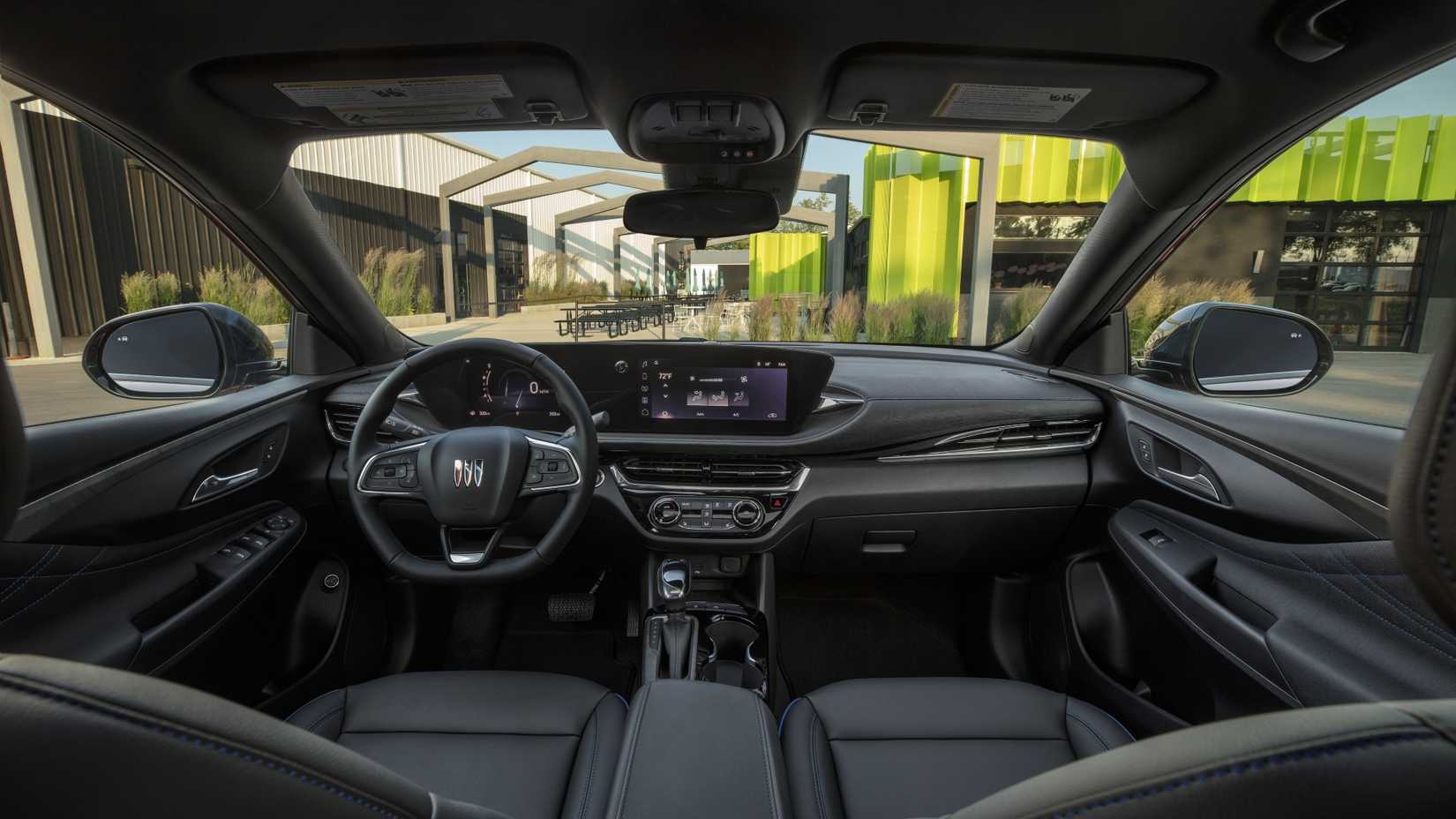 Interior shot of the dashboard in a 2024 Buick Envista