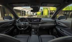 Interior shot of the dashboard in a 2024 Buick Envista