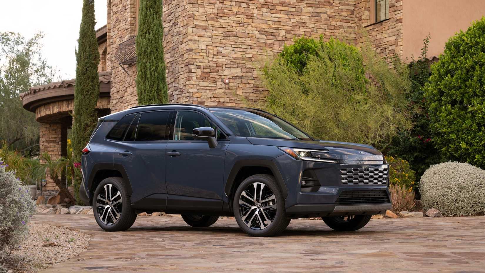Front 3/4 shot of a 2026 Toyota RAV4