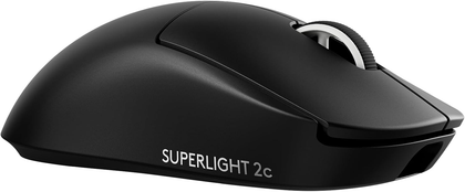 La souris de jeu Logitech Pro X Superlight 2C en noir.