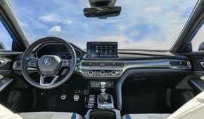 Interior shot of the dashboard in a 2026 Acura Integra