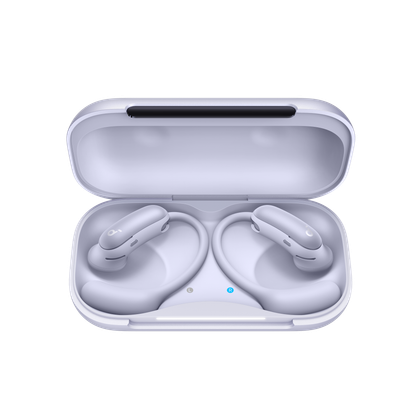 A close up of a white AeroFit 2 Pro in its case
