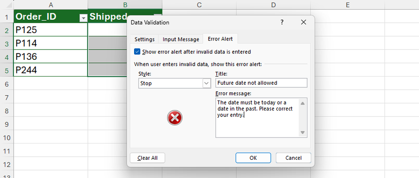 3 must-know custom data validation formulas for preventing errors in Excel