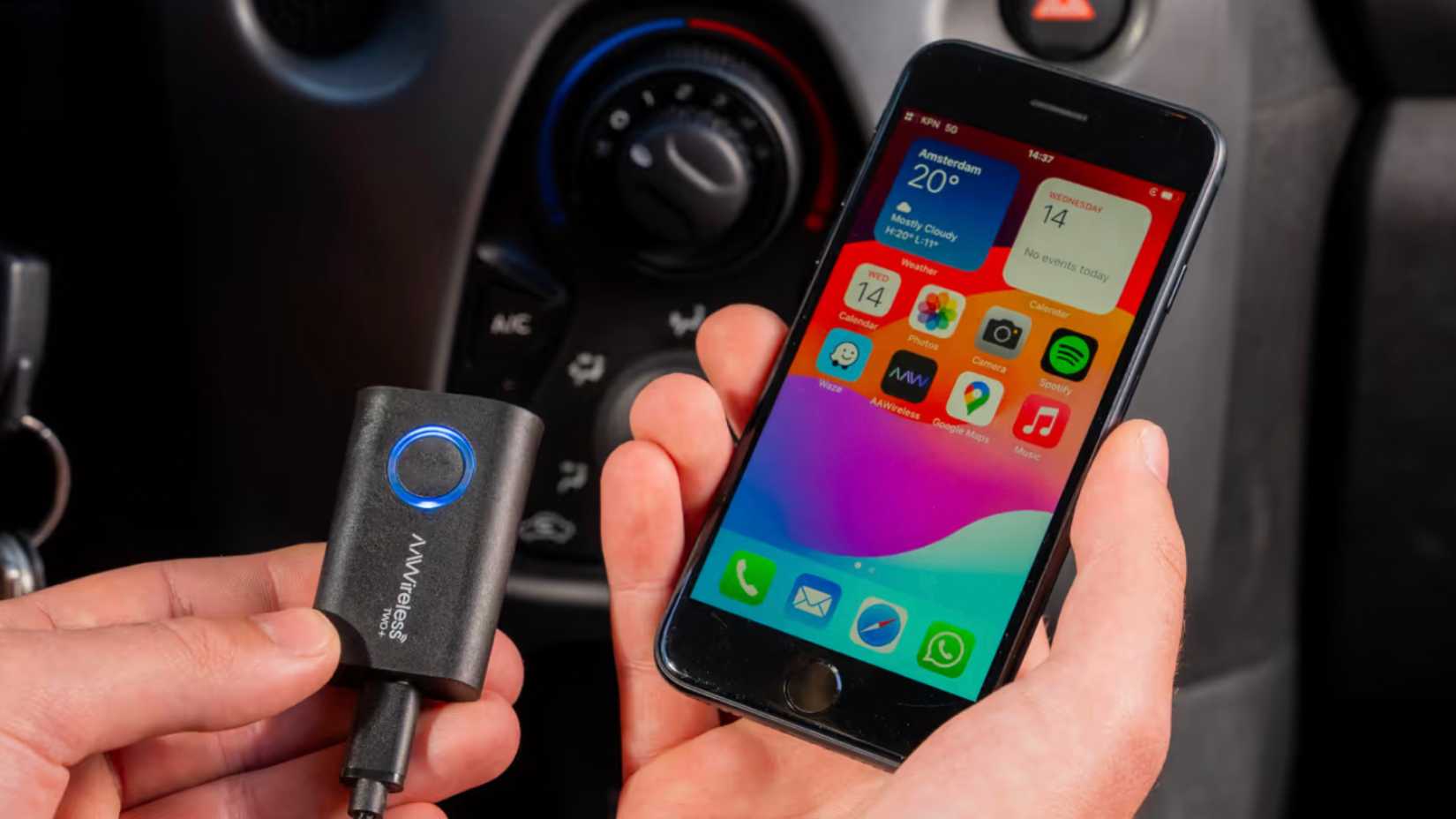 AAwireless TWO+ and an iPhone