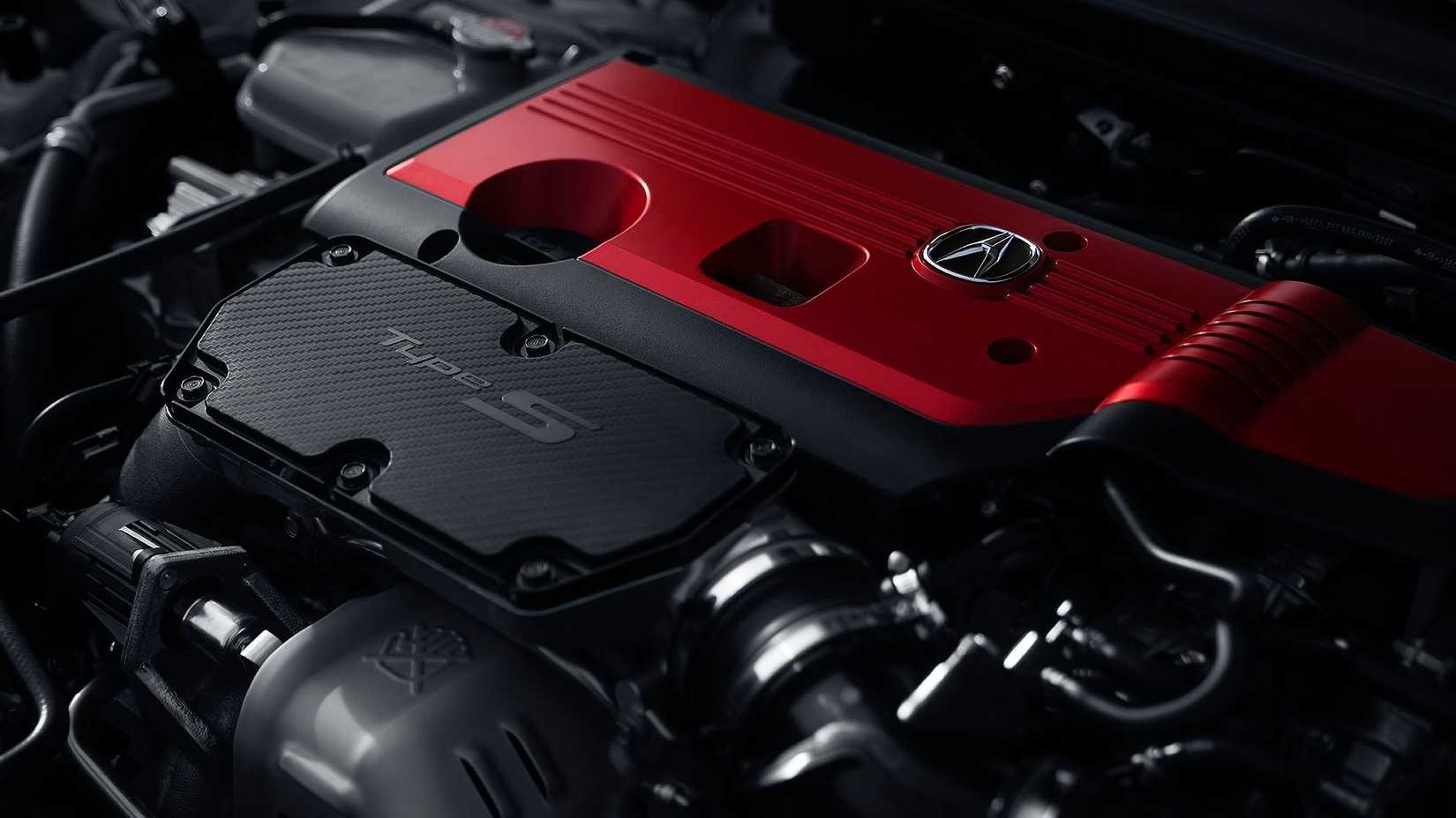 Engine compartment of a 2024 Acura Integra Type S