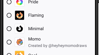 Custom icons in Firefox for Android