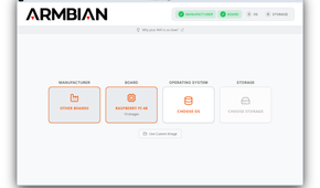 Armbian Imager main interface.