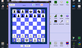 Playing chess on KolibriOS.