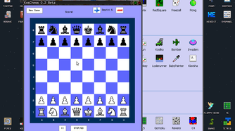 Playing chess on KolibriOS.