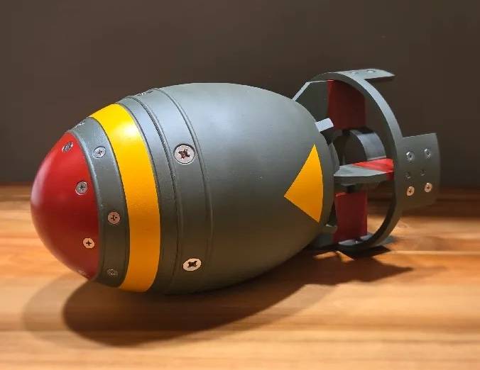 Fallout mini nuke model photo by DiTech Fabrications on Printables.