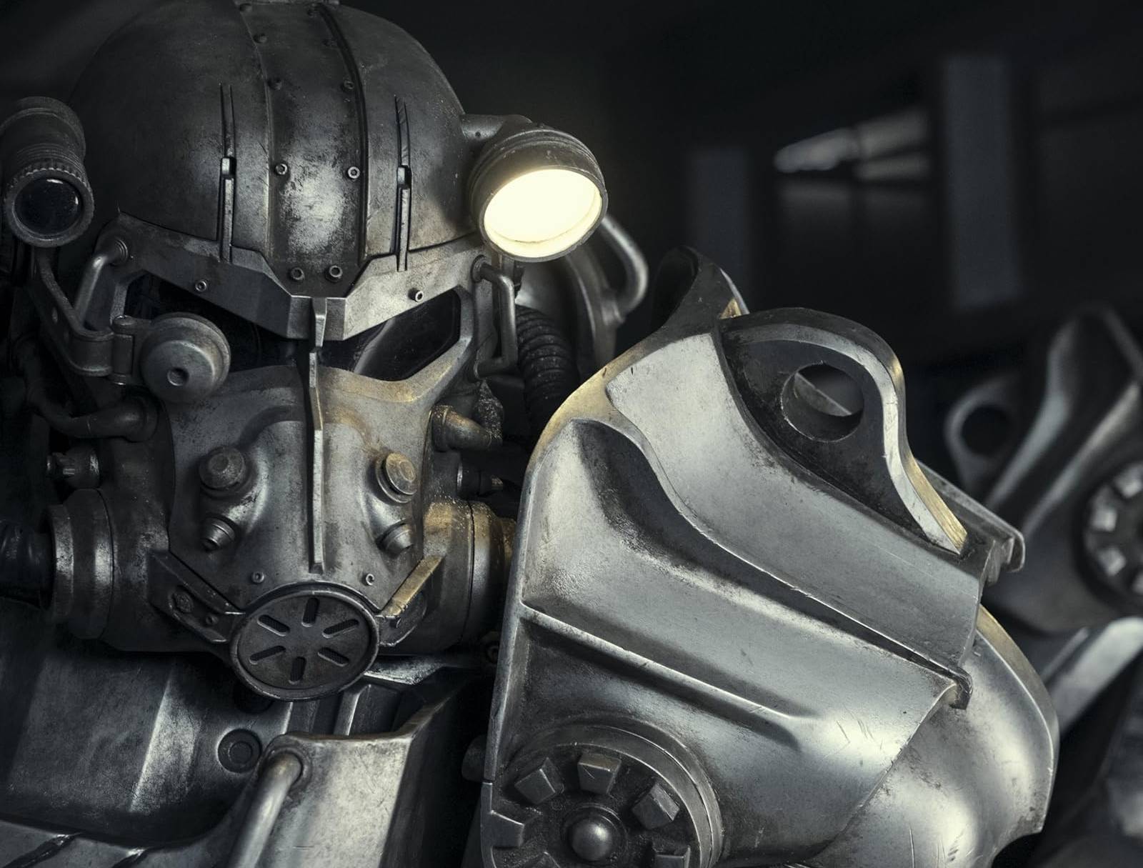 fallout iconic helmets NCR Elite Riot Gear Led Helmet - Replica Prop Are you making plans for the next Comicon and you need a helmet to go with your power armor *PRE-ORDER* Fallout - Power Armor