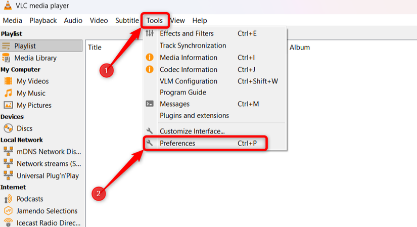 Uma janela do player VLC com seu 