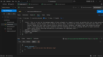Image showing the use of Postman tool-7