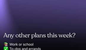 Setting up Tiimo by customizing plans.