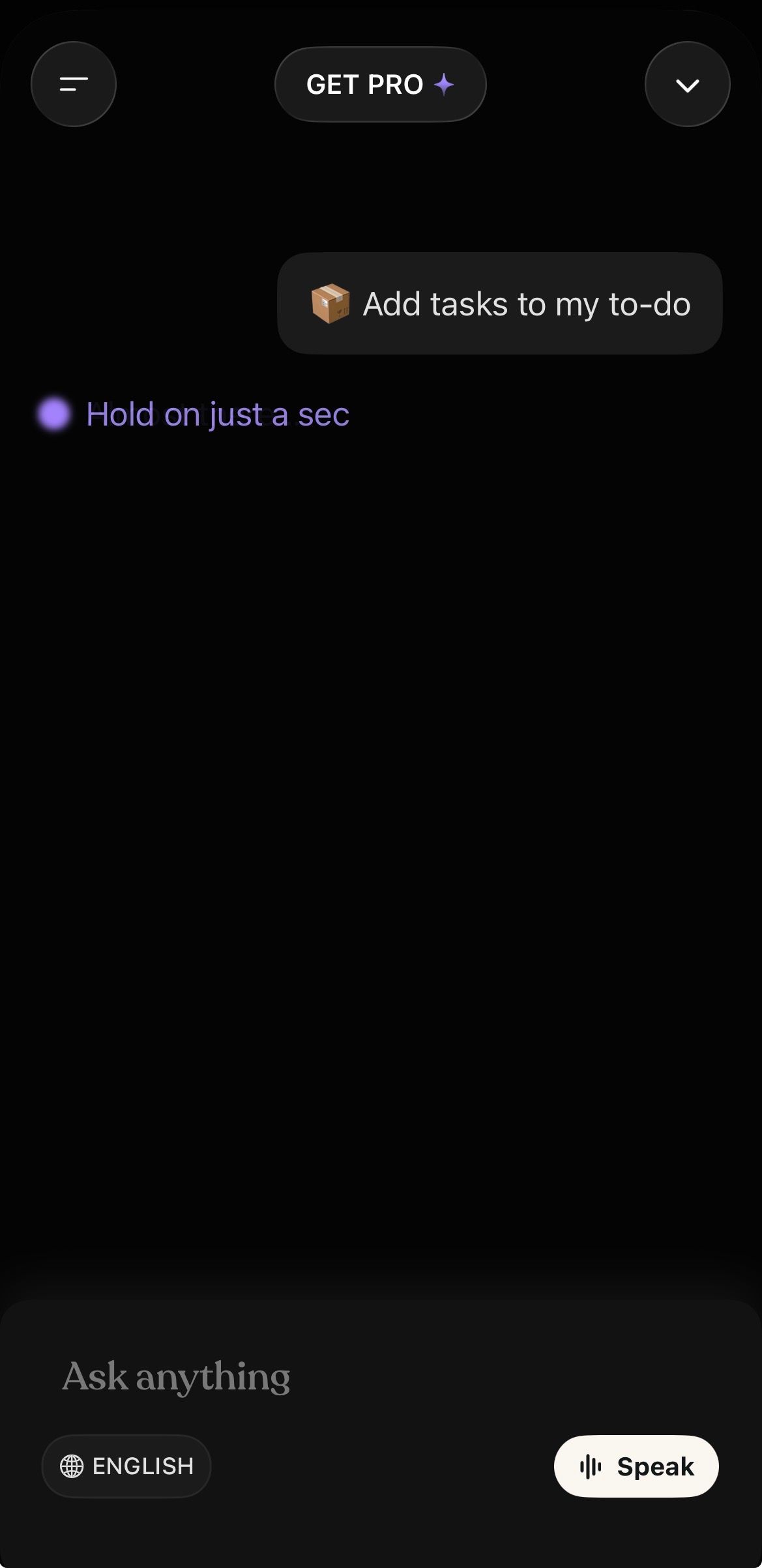 Chatting with Tiimo's AI planning assistant.
