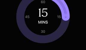 Tiimo's focus timer.