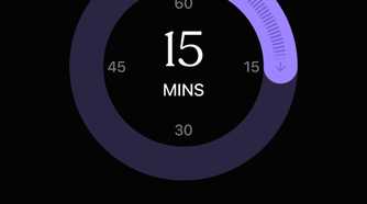 Tiimo's focus timer.