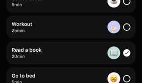 The visual confetti effect that Tiimo activates when a task is completed.