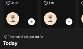 Tiimo's interface, focusing on its Explore page.