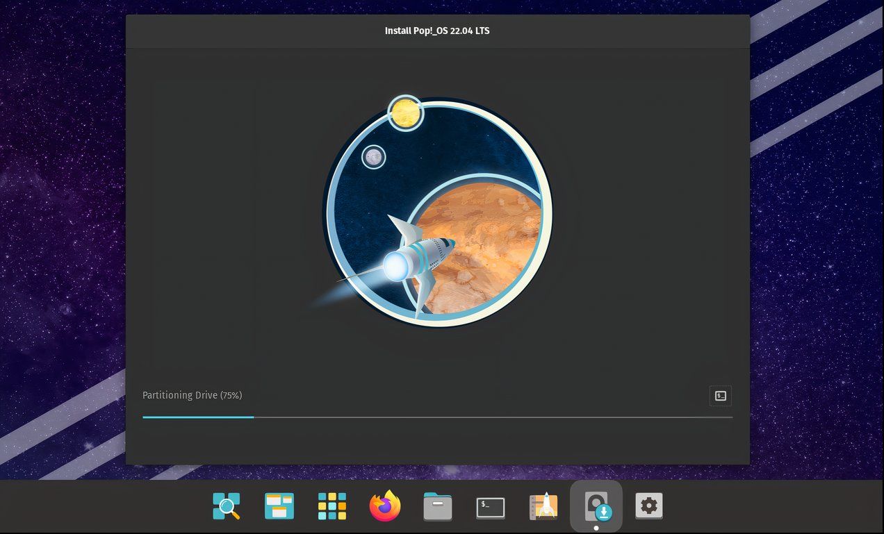 Installing-pop-_OS-drive encryption and software installation