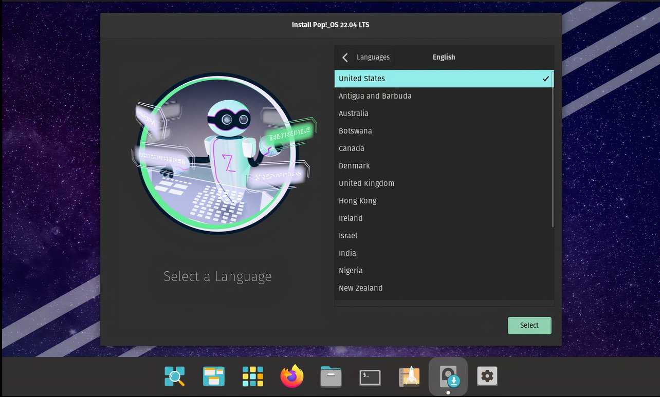 Installing-pop-_OS-language-selection-screen-1
