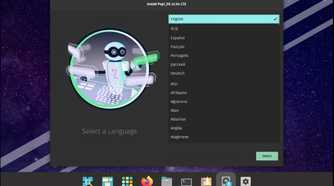 Installing-pop-_OS-language-selection-screen