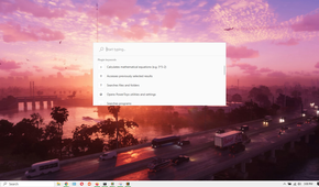 Launching PowerToys run with the shortcut.